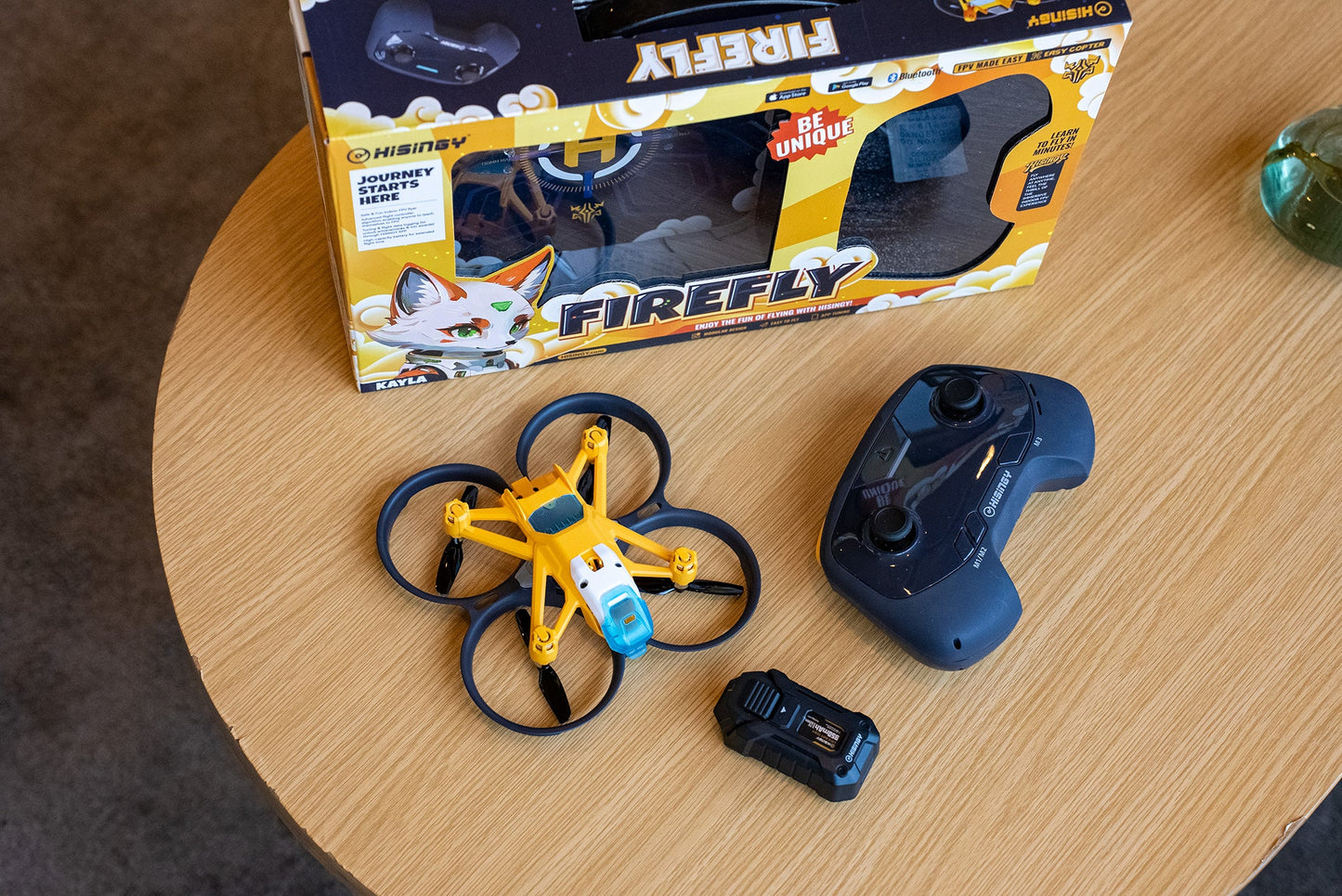 DIY-Friendly Lightweight FPV Toy Drone with App Control
