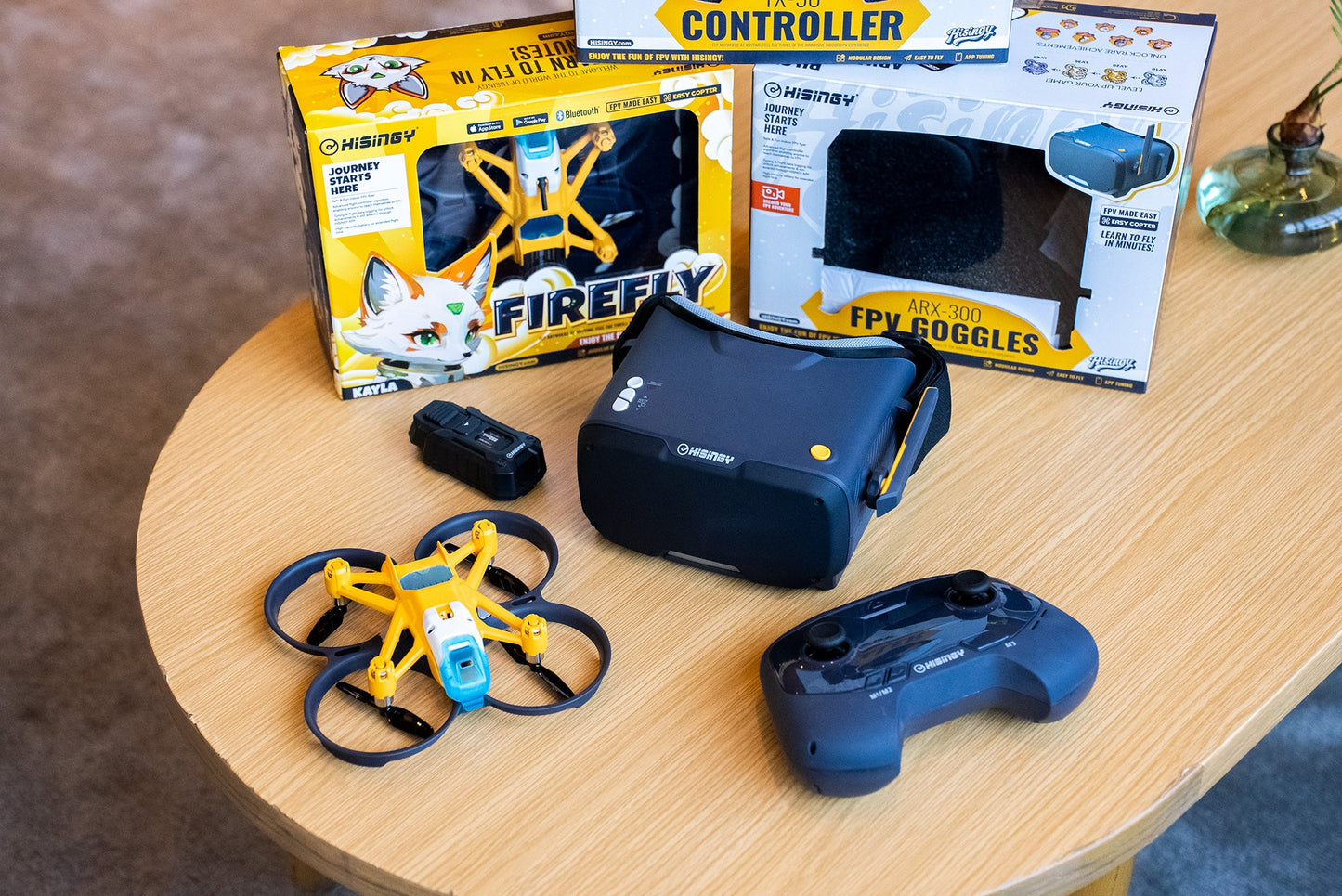 FPV Toy Drone with Built-In Camera and Goggles for Immersive First-Person Flight